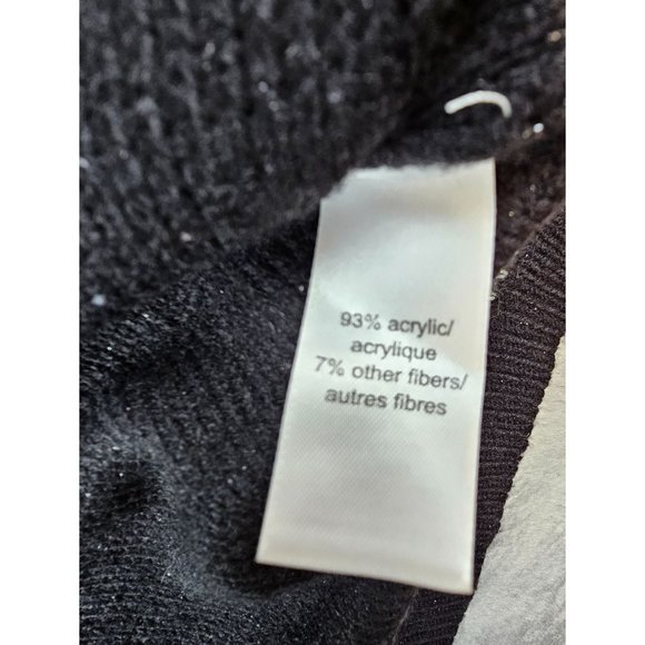 Maurices Sweater Women's‎ 0 XS Fair Isle Cowl Neck Metallic Thread Knit Pullover - Picture 10 of 11